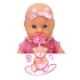 SIMBA New Born Baby Panenka miminko pije čůrá set s doplňky