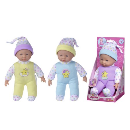 SIMBA Panenka miminko baby Laura Stars Collection na baterie Zvuk 3 barvy