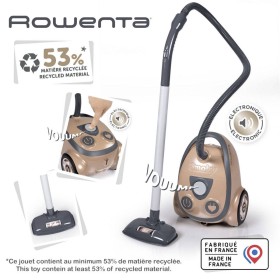 SMOBY Vysavač dětský Vacuum Rowenta béžový na baterie Zvuk