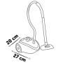 SMOBY Vysavač dětský Vacuum Rowenta béžový na baterie Zvuk