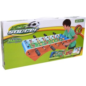 Hra FOTBAL DŘEVO Stolní kopaná s táhly 50x25x13cm *SPOLEČENSKÉ HRY*