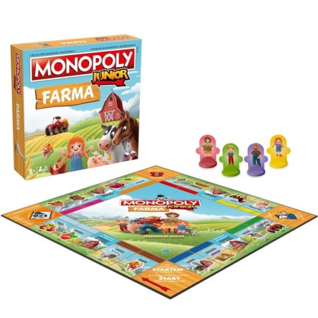 HASBRO HRA Monopoly Junior Farma CZ *SPOLEČENSKÉ HRY*