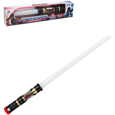 Meč vesmírný světelný teleskopický 80cm na baterie Světlo Zvuk