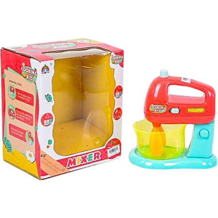 Mixér dětský domácí spotřebič set s mísou na baterie Světlo Zvuk plast