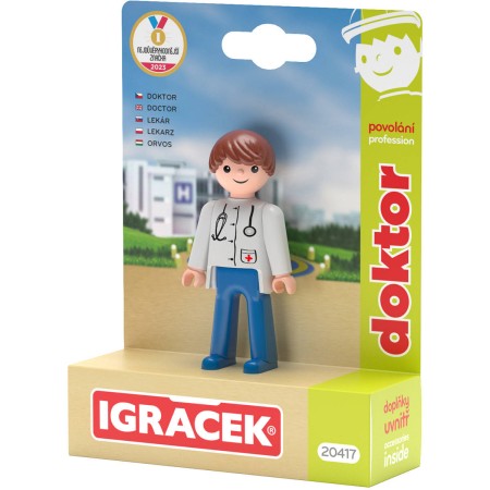 EFKO IGRÁČEK Doktor povolání set figurka kloubová s doplňky