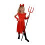 KARNEVAL Šaty čertice vel. S (105-116cm) 4-6 let e-obal *KOSTÝM*