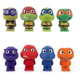 Figurka Želvy Ninja skládací postavička mazací guma 2v1 s překvapením