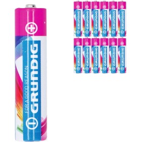 Baterie AAA alkalická mikrotužková LR03 1,5V set 12ks na kartě Grundig VÝPRODEJ 2024