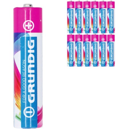 Baterie AAA alkalická mikrotužková LR03 1,5V set 12ks na kartě Grundig VÝPRODEJ 2024