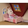 Sylvanian Families Domeček herní set s nábytkem a figurkou králíka plast