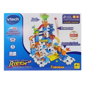 VTECH Kuličková dráha Blesk Tobogan 62 dílků stavebnice plast