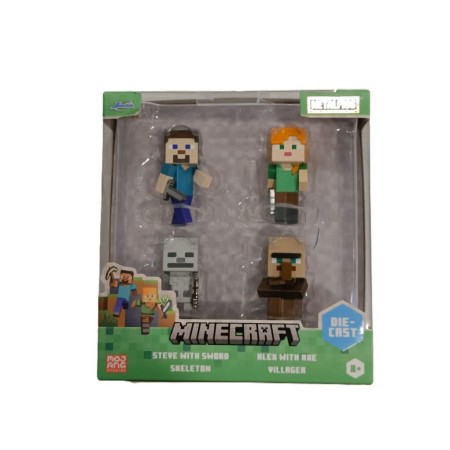 JADA Minecraft Figurky kovové postavičky set 4ks