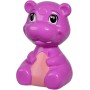 SIMBA Baby veselé zvířátko opička/hrošík zmáčkni a jeď 2 druhy pro miminko