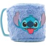Keramický dětský hrnek 440ml s plyšovým návlekem Lilo & Stitch