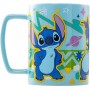 Keramický dětský hrnek 440ml s plyšovým návlekem Lilo & Stitch