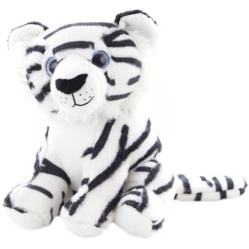 PLYŠ Tygr bílý 18cm sedící *PLYŠOVÉ HRAČKY*