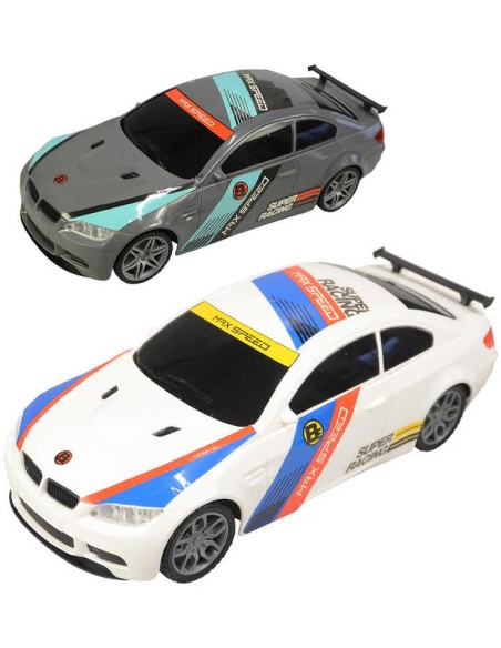 Auto plastové závodní 25cm na setrvačník 2 barvy blister