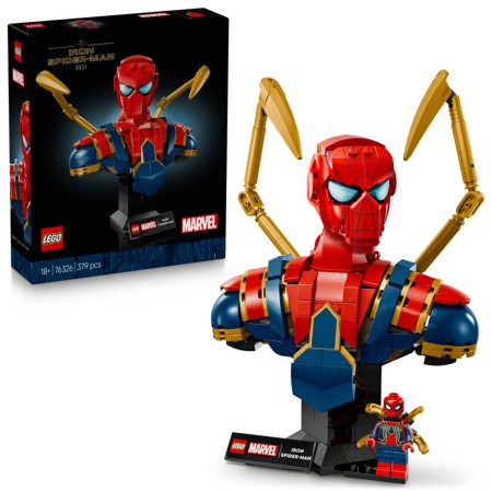 LEGO MARVEL Busta Iron Spidermana 76326 STAVEBNICE