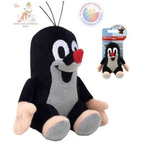 MORAVSKÁ ÚSTŘEDNA Krtek sedící 12 cm Krteček *PLYŠOVÉ HRAČKY*