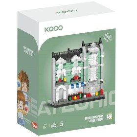 KOCO Stavebnice mini Obchod s potravinami 329 dílků plast v krabici