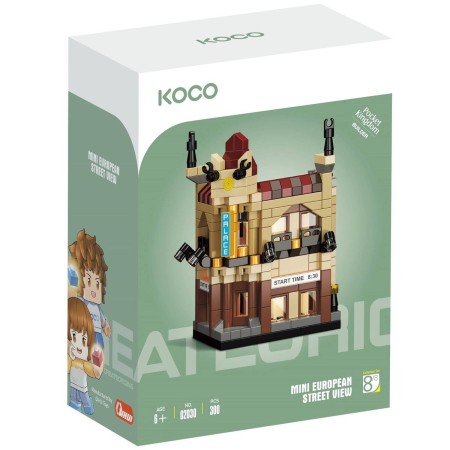 KOCO Stavebnice mini Kino 300 dílků plast v krabici