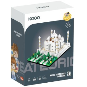 KOCO Stavebnice mini Tádž Mahal 539 dílků + 2 figurky plast v krabici