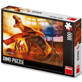 DINO Puzzle 1000 dílků Jurský park 66x47cm skládačka