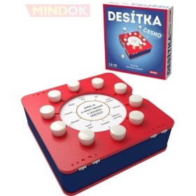 MINDOK HRA Desítka Česko *SPOLEČENSKÉ HRY*