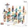 Kuličkodráha Marble Run Blocks 2D/3D stavebnice 110 dílků v krabici