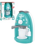 Kávovar dětský na baterie 22cm plast reálné funkce v krabici