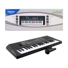 Piáno dětský klavír keyboard s mikrofonem klávesy na baterie Zvuk USB