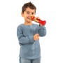 BONTEMPI Mikrofon karaoke dětský červený na baterie Světlo Zvuk