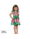 KARNEVAL Šaty VÍLA KVĚTINOVÁ vel. XS (92-104 cm) 3-4 let KOSTÝM