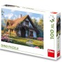 DINO Puzzle 100 dílků XL Chata v údolí 47x33cm skládačka v krabici