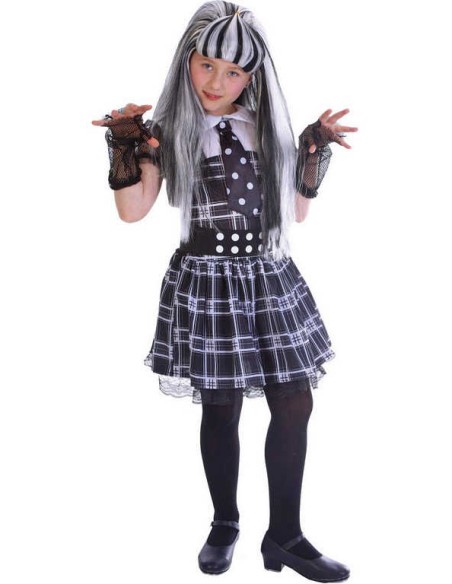 KARNEVAL Šaty PŘÍŠERKA vel. M (120-130 cm) 5-9 let KOSTÝM