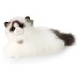 PLYŠ Kočka ragdoll 35cm ležící Eco-Friendly *PLYŠOVÉ HRAČKY*