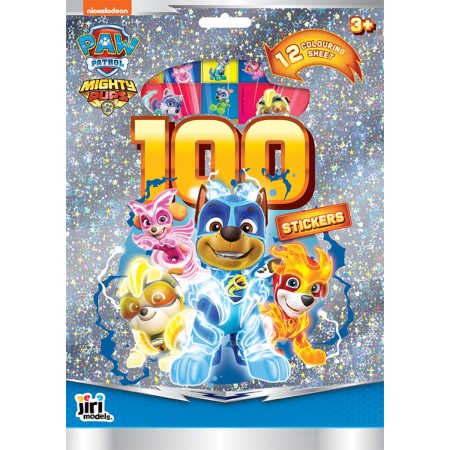 JIRI MODELS 100 samolepek + omalovánky Tlapková patrola (Paw Patrol)