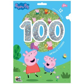 JIRI MODELS 100 samolepek + metalické omalovánky Peppa Pig
