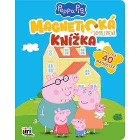JIRI MODELS Magnetická samolepková knížka prasátko Peppa Pig