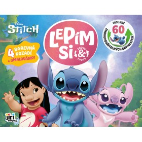 JIRI MODELS Lepím si znovu Lilo & Stitch zábava se samolepkami