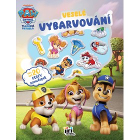 JIRI MODELS Veselé vybarvování + 3D samolepky Tlapková patrola