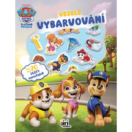 JIRI MODELS Veselé vybarvování + 3D samolepky Tlapková patrola