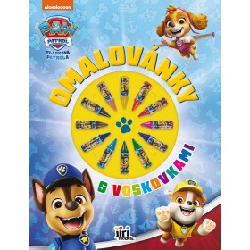 JIRI MODELS Omalovánky s voskovkami Tlapková patrola (Paw Patrol)