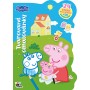 JIRI MODELS Omalovánky tvarované + samolepky Peppa Pig