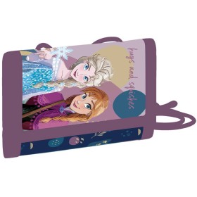 Peněženka dětská Ledové Království (Frozen) rozkládací textilní na suchý zip