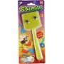 Plácačka na mouchy lepící set se 2 mouchami dětská žertovinka 4 barvy
