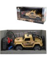 RC Auto Jeep vojenský na vysílačku 27MHz na baterie 2 barvy Světlo
