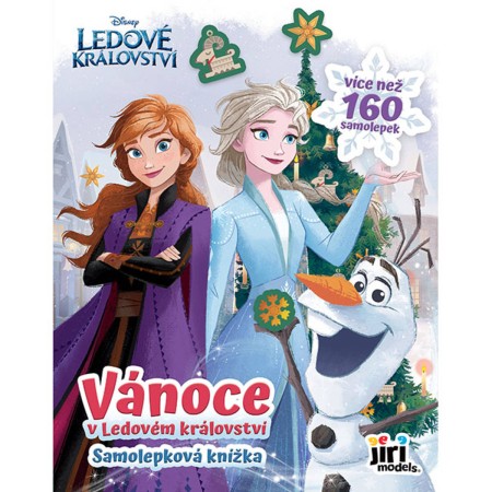 JIRI MODELS Samolepková knížka Vánoce v Ledovém království (Frozen)