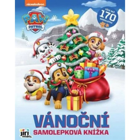 JIRI MODELS Knížka samolepková vánoční Tlapková Patrola (Paw Patrol)