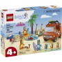LEGO DISNEY Bluey a rodinný výlet autem na pláž 11202 STAVEBNICE